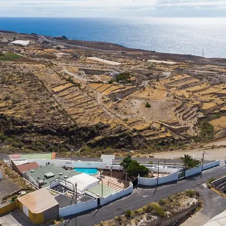 Acogedora Casa Con Vistas Al Mar, Wifi, Bbq Y Piscina Compartida Fasnia