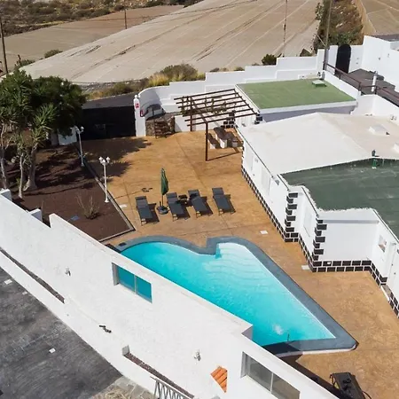 Acogedora Casa Con Vistas Al Mar, Wifi, Bbq Y Piscina Compartida * Fasnia