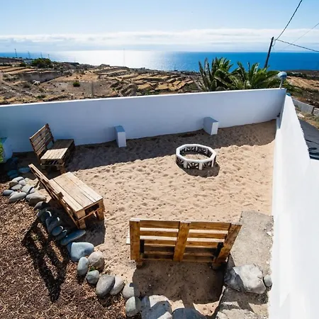 Acogedora Casa Con Vistas Al Mar, Wifi, Bbq Y Piscina Compartida * Fasnia