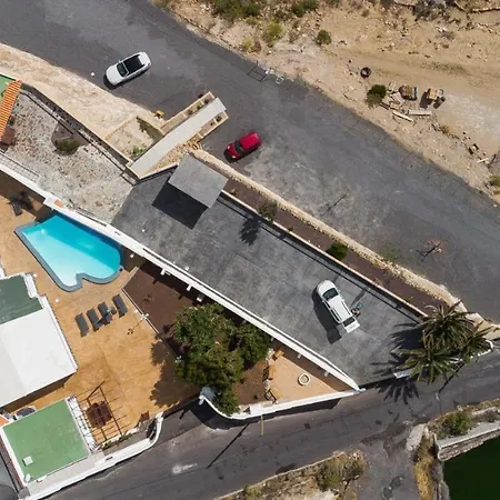 Acogedora Casa Con Vistas Al Mar, Wifi, Bbq Y Piscina Compartida Fasnia